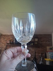 Waterford Wynnewood Crystal Goblet Cut Glass Clear Germany 695-993-02-00