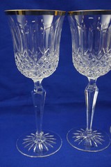 Wedgwood Royal Gold (3) Water Goblets, 8 7/8″, New with Tag (G5)