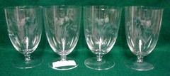 Fine Arts WILDFLOWER Ice Tea Glasses SOLD IN SET OF FIVE More Items Here