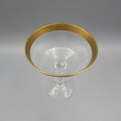 Lenox Crystal Stemware GEORGETOWN Saucer Champagne Glasses – Set of Four