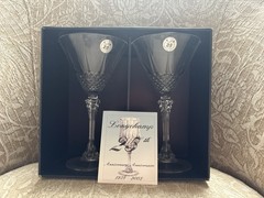 Cristal d’Arques Longchamp Martini Glass Set of 2 28 cl Crystal 25th Anniversary