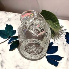 VTG Etched St. Louis French Cut Crystal Chantilly Clear Pattern Water Jug 44 oz