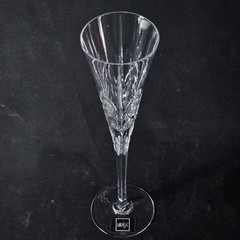 MIKASA MANORVILLE CHAMPAGNE TOASTING FLUTES, Cut Crystal, 11 1/2″, 6oz, 2PCS
