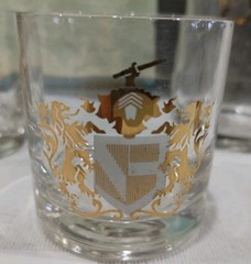 The Federal Glass Company Fine Blown Glassware Executive Cocktail Mixer Set MCM