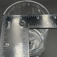 Vtg Set 2 MCM 70s Glasses Tumblers Goblets Bar Crystal Thick Stem Scandinavian