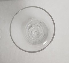 Unmarked Crystal Champagne Glass Flute Wedding Anniversary 11″