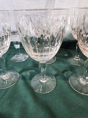 ROYAL BRIERLEY Sundringham Water Goblets, Set of 6 NICE!