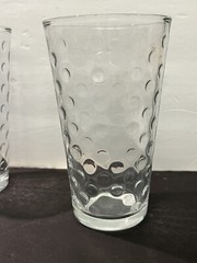 LOT6 LIBBEY COOLER AWA Dot OpticBubble 5 7/8″ Drinking Glasses Tumblers Weighted