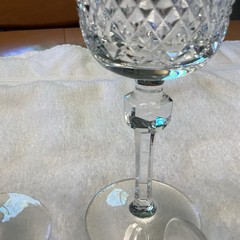 FRANZ WITTWER Saskia Crystal Wine (?) Glass Circa 1966 Germany 7”