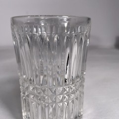 Fostoria Aspen Hi Ball Glasses Set of 3 Clear 5” Tall Vintage MidCentury Barrage