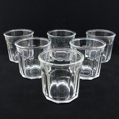 Set of 10 Luminarc 500 10 Panel Drinking Glasses Made in France
