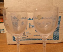 Freedom Family Collection Limited Series 12-Pc 24% Lead Crystal Goblets #0217