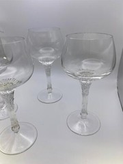 Set of 4 Rosenthal Crystal SPLIT Wine Glasses 7 1/4″