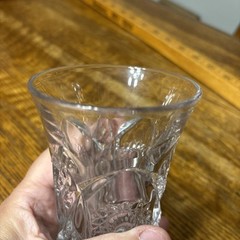 (1) Tumbler 4″ American Brilliant Period cut glass crystal geometric