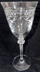 Royal Doulton Wellesley crystal water goblet set lot of six (6) in original box