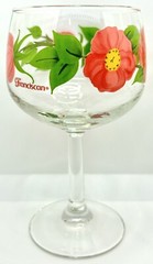 Pair Of Vintage Franciscan 6.5″ Desert Rose Wine Goblet / Glasses Made In France