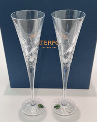 Waterford Crystal Celebrations Happy Toasting Flute Set of 2 7floz – 1058175