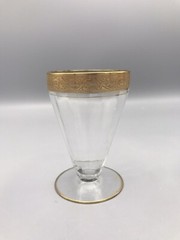 Tiffin Franciscan Minton Tumblers Footed Clear 4 oz 14196 Vintage Lot of 2