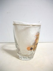 2 MCM Libbey GOLDEN FRUIT Juice Glasses 3 1/2″ T Hold 4 ounces