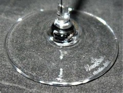 Rosenthal Crystal FUGA Red Wine Goblet or Glass, 6 3/4″ Tall