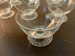 4 Champagne Glasses Model Briançon Crystal By Daum (Price Per Unit) Mod1