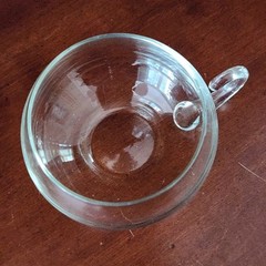 NEW *4* Blown Glass Moderno Riekes-Crisa Vintage Crystal Punch Cups