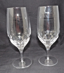2 Miller Rogaska Crystal Tuscany 16oz Ice Tea Glasses 8 1/4″