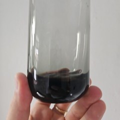 Vtg Libbey Amethyst Smoke Drinking Glass Barware 6.5″ Mid Century Modern