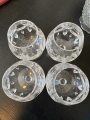 Set of 4 Nachtmann High Quality Crystal Cognac Brandy Snifters