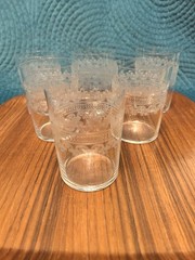 Fostoria Double Cloverleaf 8 Oz Flat Tumbler – 6