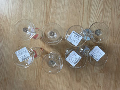 Lot of 8 Portmeirion Botanic Garden 10.25 Inch Flutes NOS Free Shipping