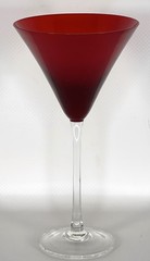 Lenox Holiday Gems Ruby Martini Glass Long Stem 8.75″ Red Crystal Replacement