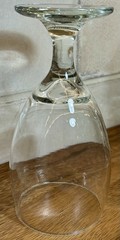 Libbey Teardrop Premier Water Goblets 7″ Set of 4 Clear Stemmed Glass Retro