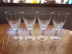 Wine Cristal D’Arques Pompadour Crystal Blown – Set of 4