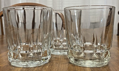 Vintage Cristal D’Arques Durand Chantelle Old Fashioned 3-5/8” Set Of 3