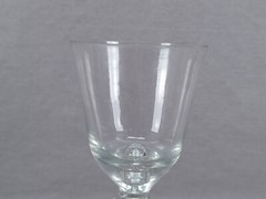 18th Century Continental Baluster Stem Flint Glass Wine C. 1710-1715
