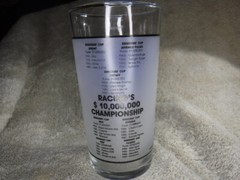 Vintage 1988 Breeders Cup Horse Racing Churchhill Downs Glass Tumbler