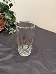 Vintage Homer Laughlin Golden Wheat Glass Tumbler 5.5” Drink Water Replacement
