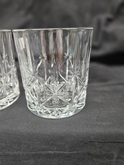 NEW Four MARQUIS by Waterford Bicchieri Sparkle Double Old Fashioned Glasses 3