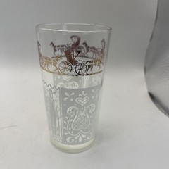 Vtg Anchor Hocking Butterprint Amish Tumbler Farmhouse