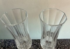 Set Of 2 VTG Cristal D’Arques Paris Longchamp Champagne Flute Glasses 4 Oz
