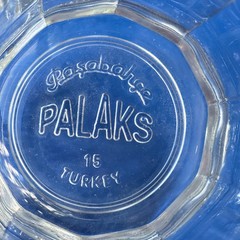4 Pasabahce Palaks Turkey 16 ounce (to top) 10Panal Large Tumbler Set