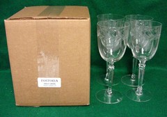 Fostoria HOLLY (6030) Water Goblets SOLD IN SETS OF FOUR More Here