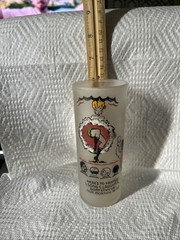 Here’s To Friends! & Song & Laughter… Frosted Glass Cocktail Tumbler GWB3#24
