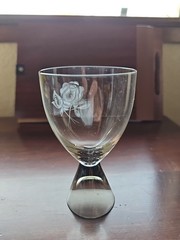 Rosenthal Fortuna Smoke 4.75in Crystal Glass MCM