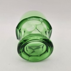 Vintage Viking Green Georgian Tumbler Glass Honeycomb 6 ounce 3.5″