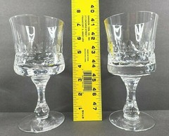11 Kosta Boda Prince Water Goblet Set Vintage 6 3/4″ Clear Crystal Glass Sweden