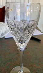 Waterford Crystal  2 new Goblets great wedding gift approximately 8 1/2 in tall 