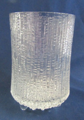 VINTAGE THULE LITTALA ULTIMA CRYSTAL GLASS 5 » WATER TUMBLER MADE IN FINLAND