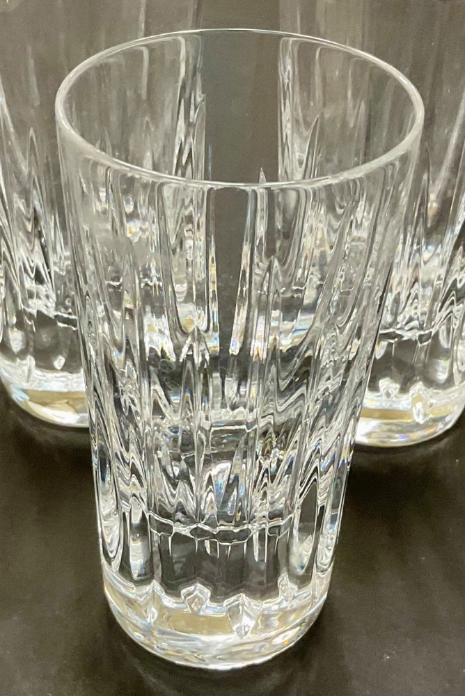 Reed & Barton Soho Sparkling Lead Crystal Vodka Tequila Liqueur Shot Glasses